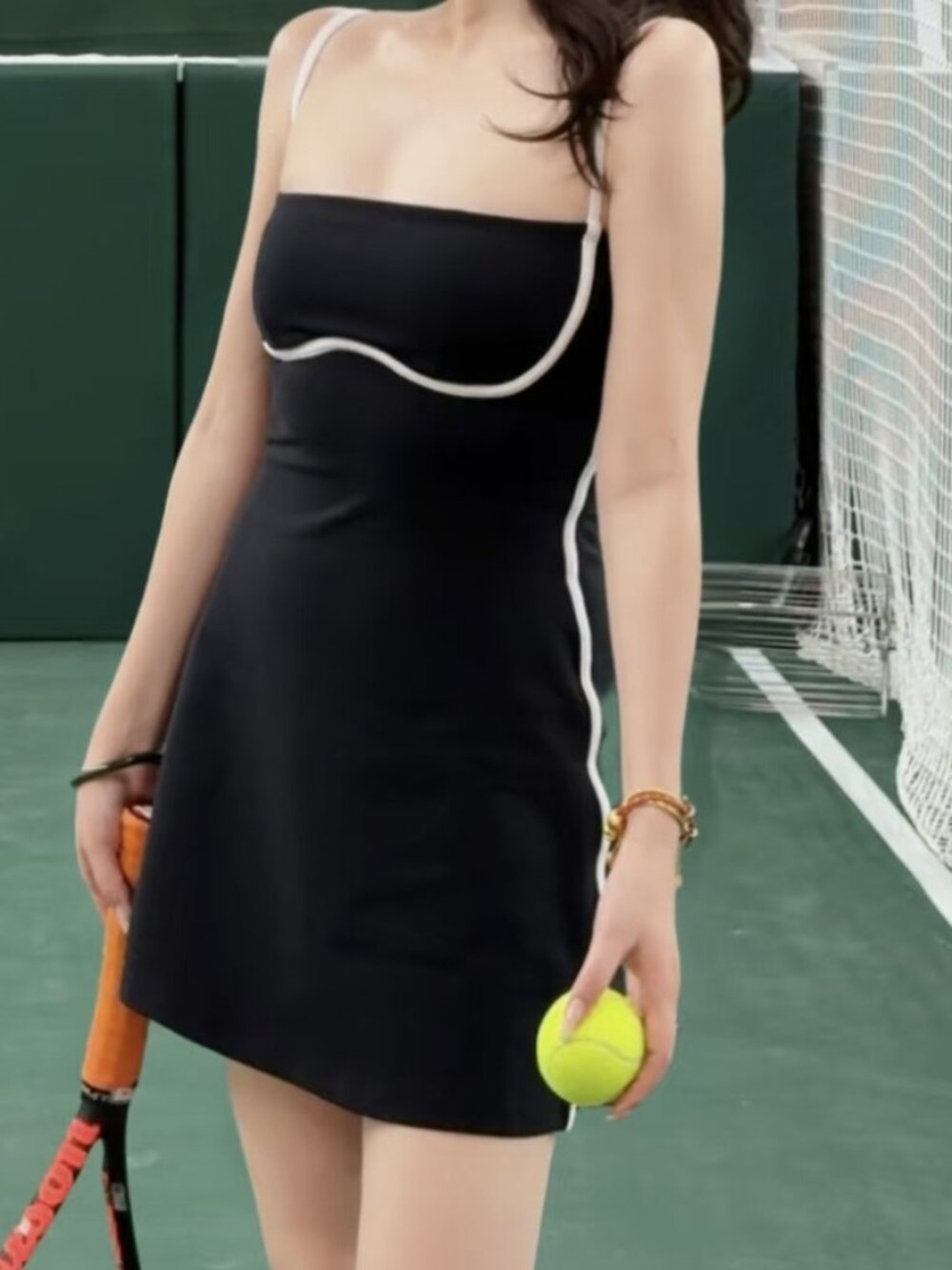 ALO Yoga Black & White Dress💋Summer Weekend Sporty Dress Easy Outfit🎾Brand New